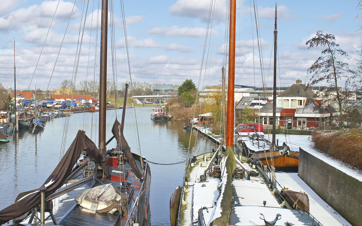 Segelschiff in Gorinchem, Niederlande