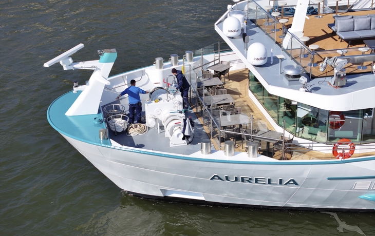 MS Aurelia auf dem Rhein