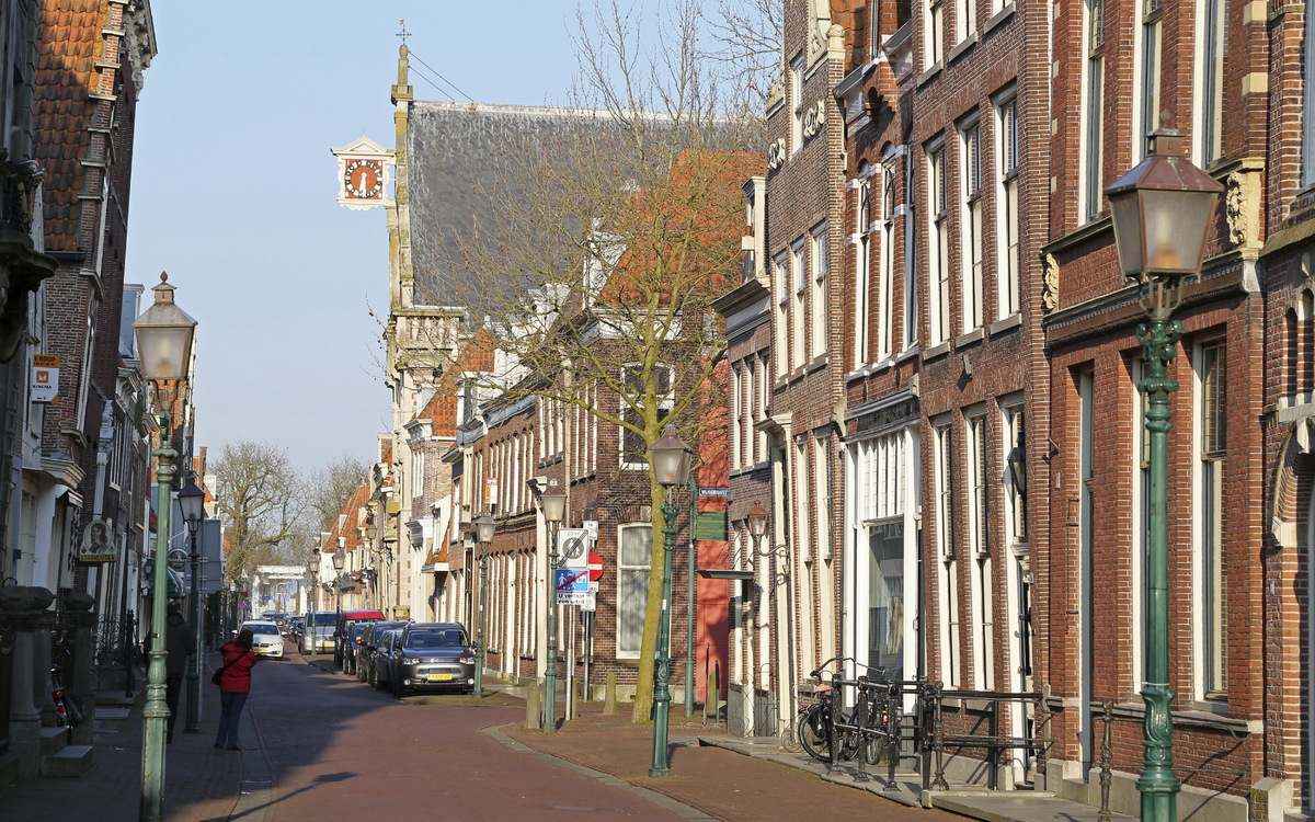 Gasse in Hoorn, Niederlande