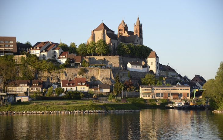 Skyline von Breisach am Rhein in Deutschland
