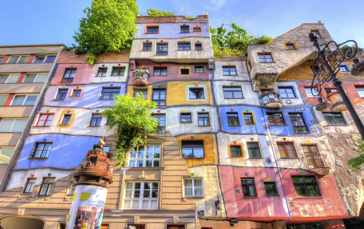 Hundertwasser Häuser in Wien