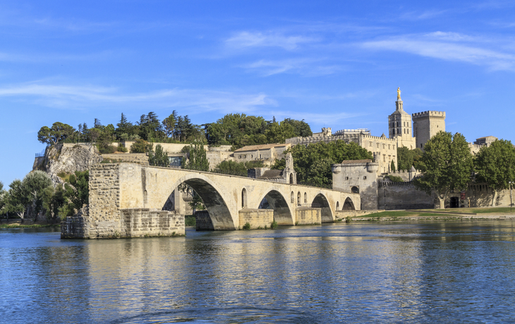 Die Brücke des Heiligen Benezet in Avignon, Frankreich