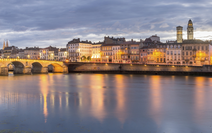 Skyline von Macon, Frankreich
