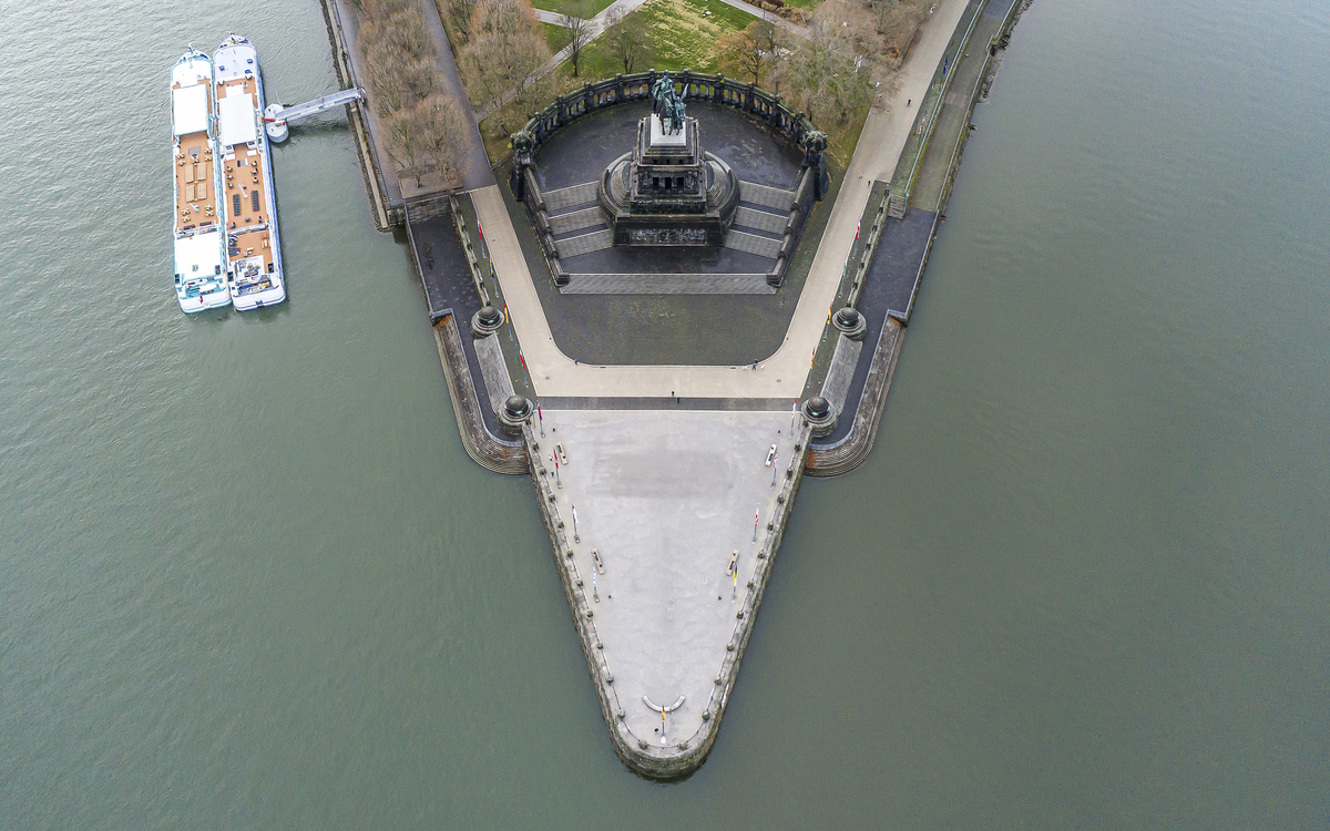 Deutsches Eck in Koblenz