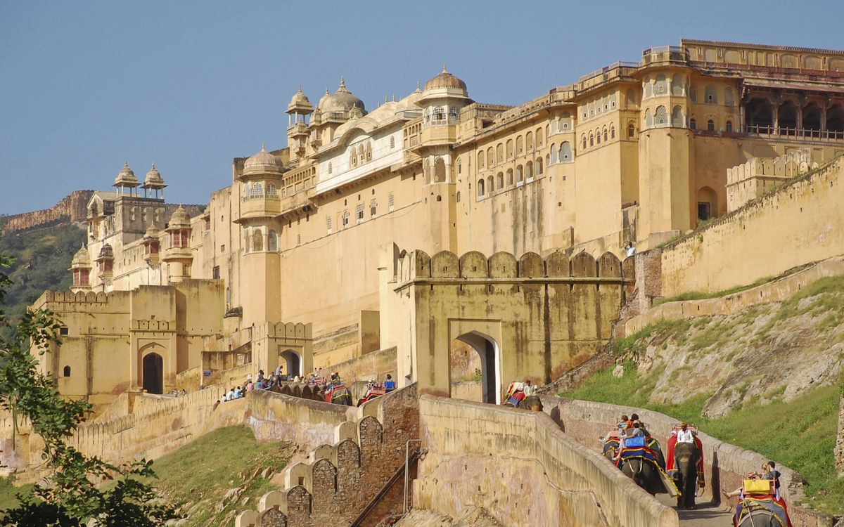 Palast Fort Amber in Jaipur, Indien