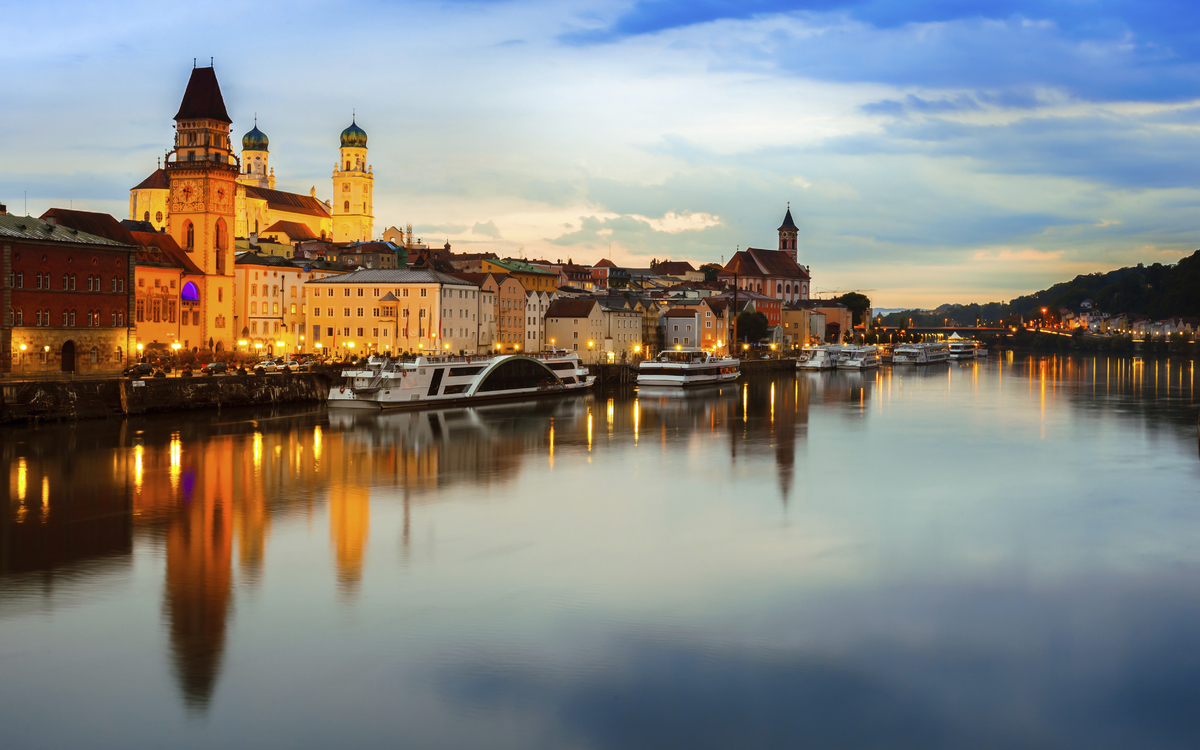 Ufer von Passau, Deutschland