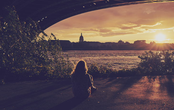 Rhein in Mainz