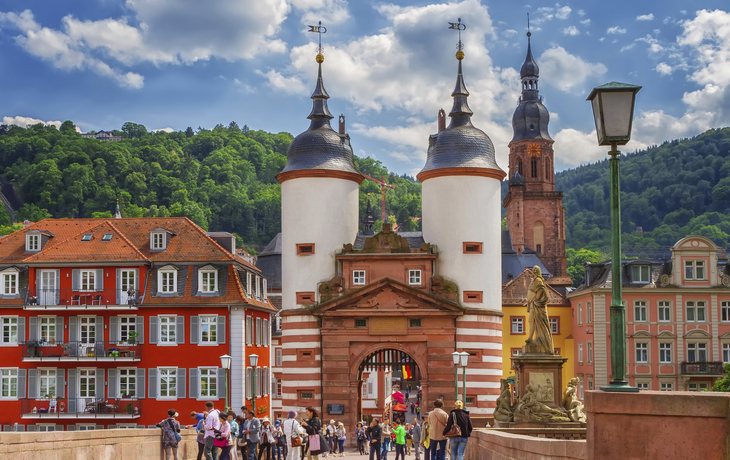 Brückentor in Heidelberg, Deutschland