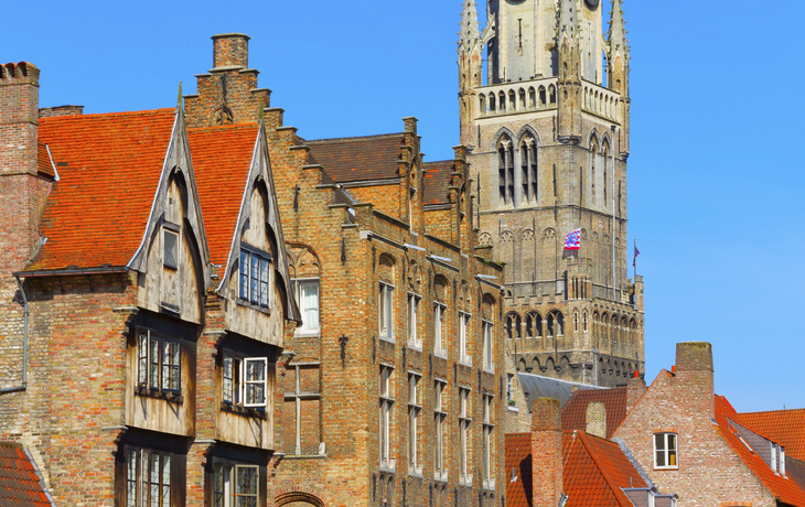 Turm von Belfried in Bruegge, Belgien