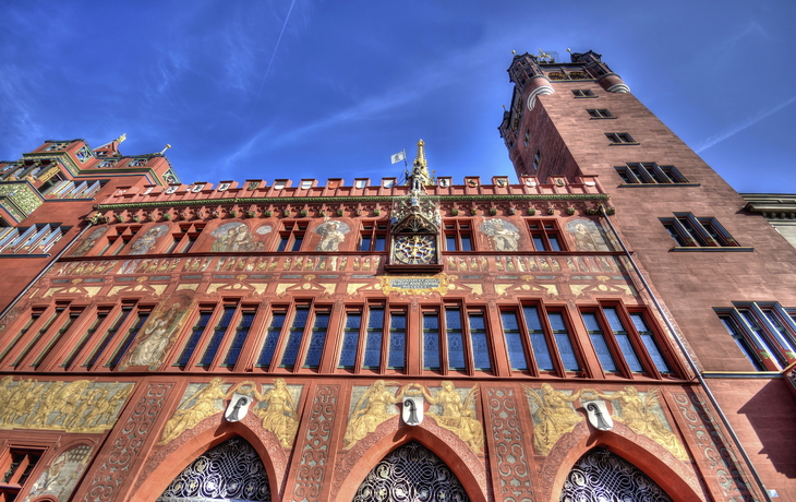 Rathaus von Basel, Schweiz