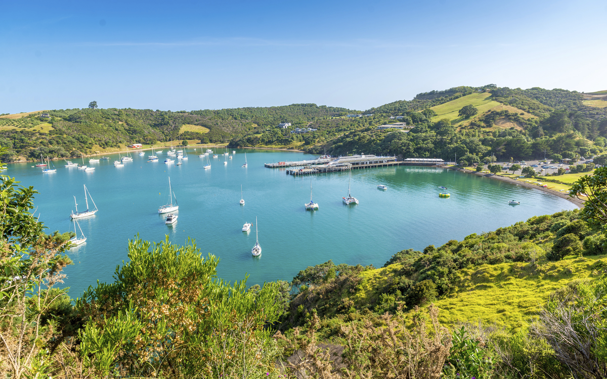 Bucht von Waiheke Island, Neuseeland