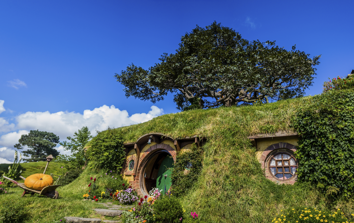 Little Hobbit Town in Matamata, Neuseeland