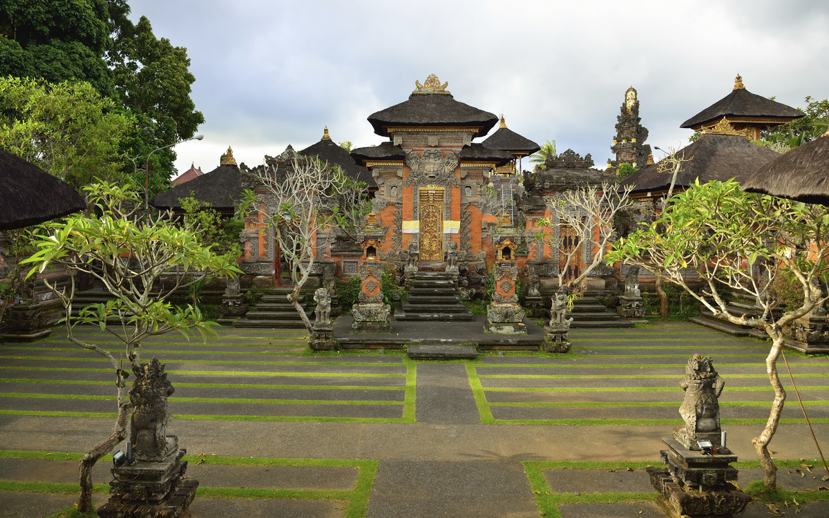 Tempel in Ubud, Bali, Indonesien