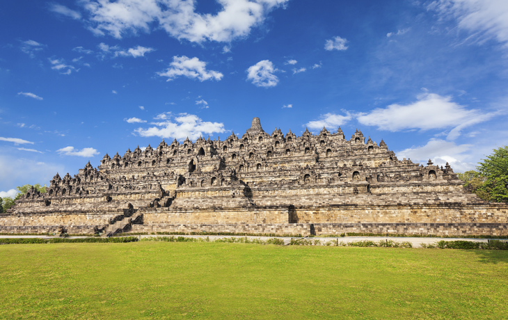 Tempelanlage Borobodur auf Java, Indonesien