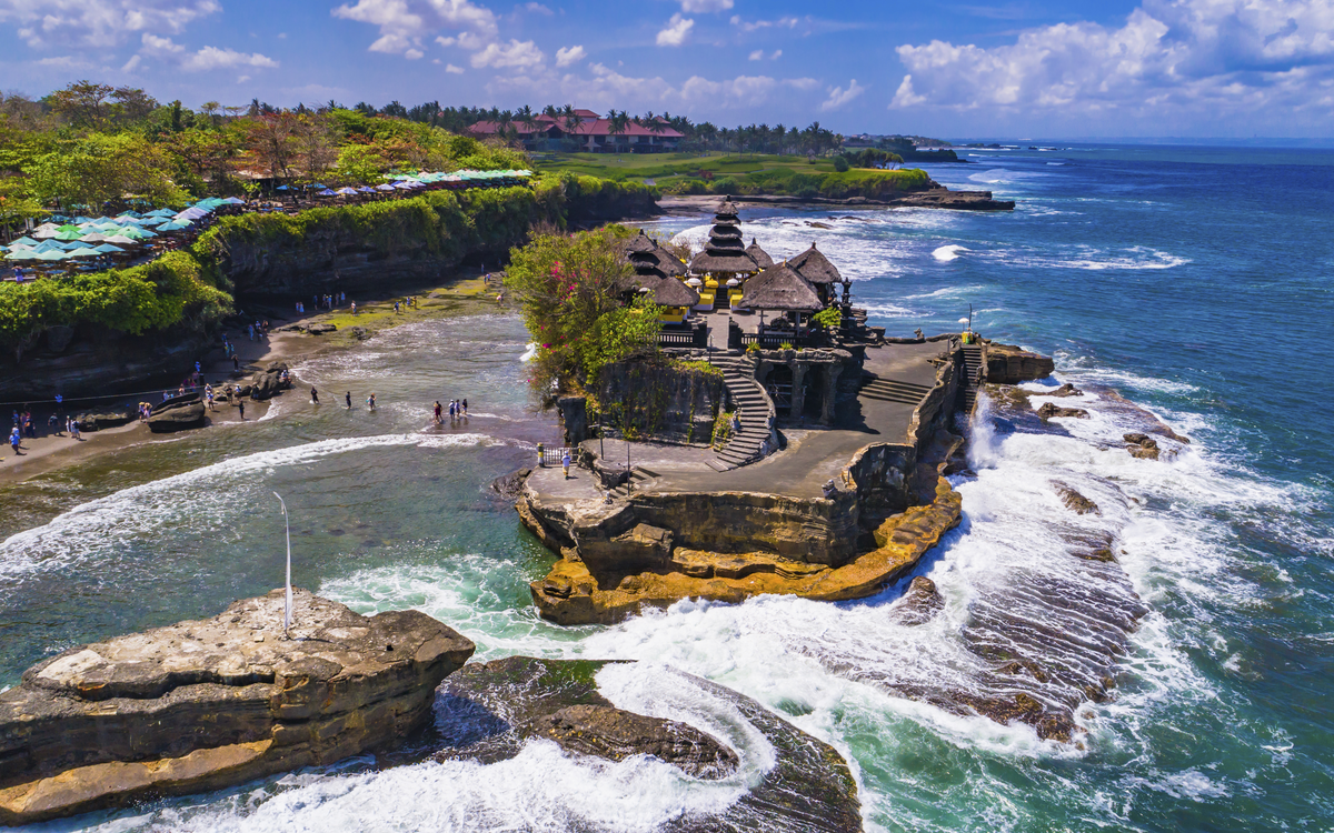 Pura Tanah Lot Tempel auf Bali, Indonesien