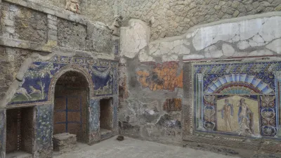 Mosaike im Herculaneum bei Neapel, Italien
