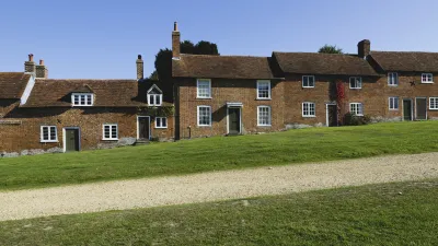 Historische Häuser in Bucklers Hard, England