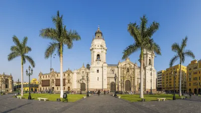 Die Kathedrale in Lima, Peru