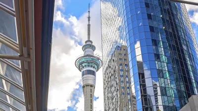 Der Skytower in Auckland, Neuseeland