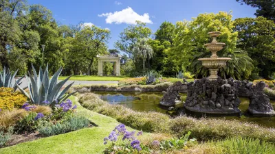 Brunnen im Fitzroy Garden in Melbourne