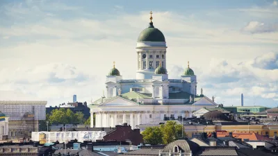 Der weiße Dom in Helsinki, Finnland