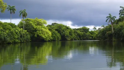 Flusslandschaft in Belize