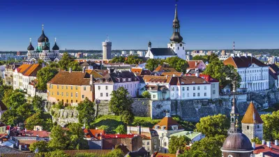 Blick auf die Altstadt von Tallinn, Estland