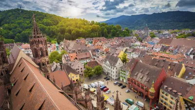 Blick über Freiburg im Breisgau, Deutschland
