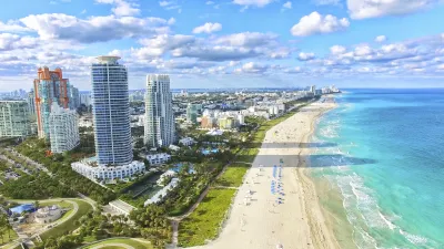 Luftansicht vom South Beach in Miami, USA