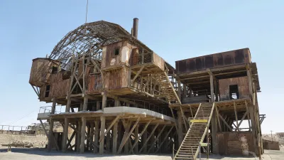 Historisches Salzpeterwerk Santa Laura in der Atacama-Wüste