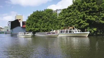 Bootsfahrt in Groningen, Niederlande
