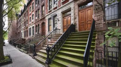 Klassische Häuser in Brooklyn, USA