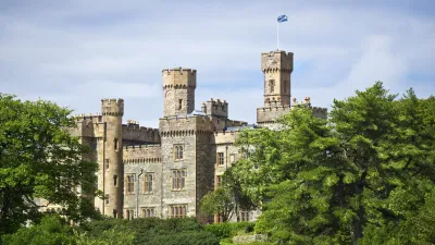 Historisches Schloss Lewis auf den schottischen Hebriden.