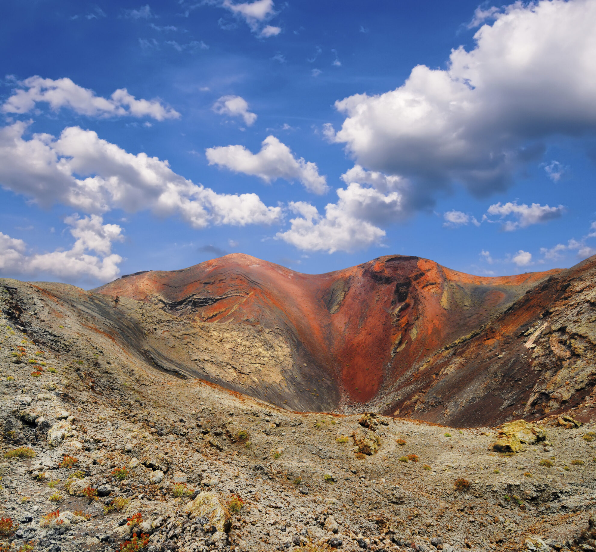 Der Timanfaya Nationalpark auf Lanzarote, Kanarische Inseln