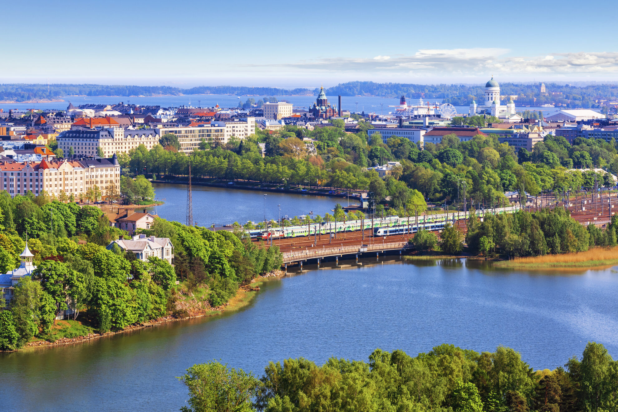 Panorama von Helsinki, Finnland