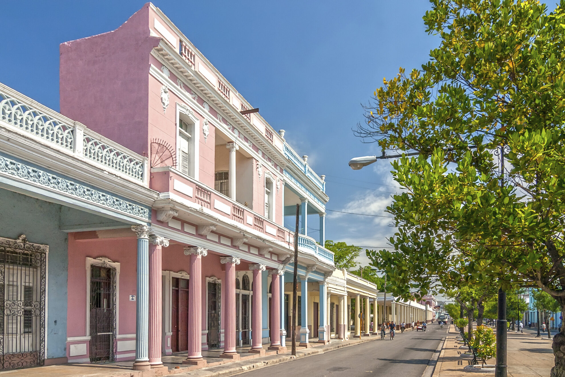 Kolniales Gebäude in Cienfuegos, Kuba