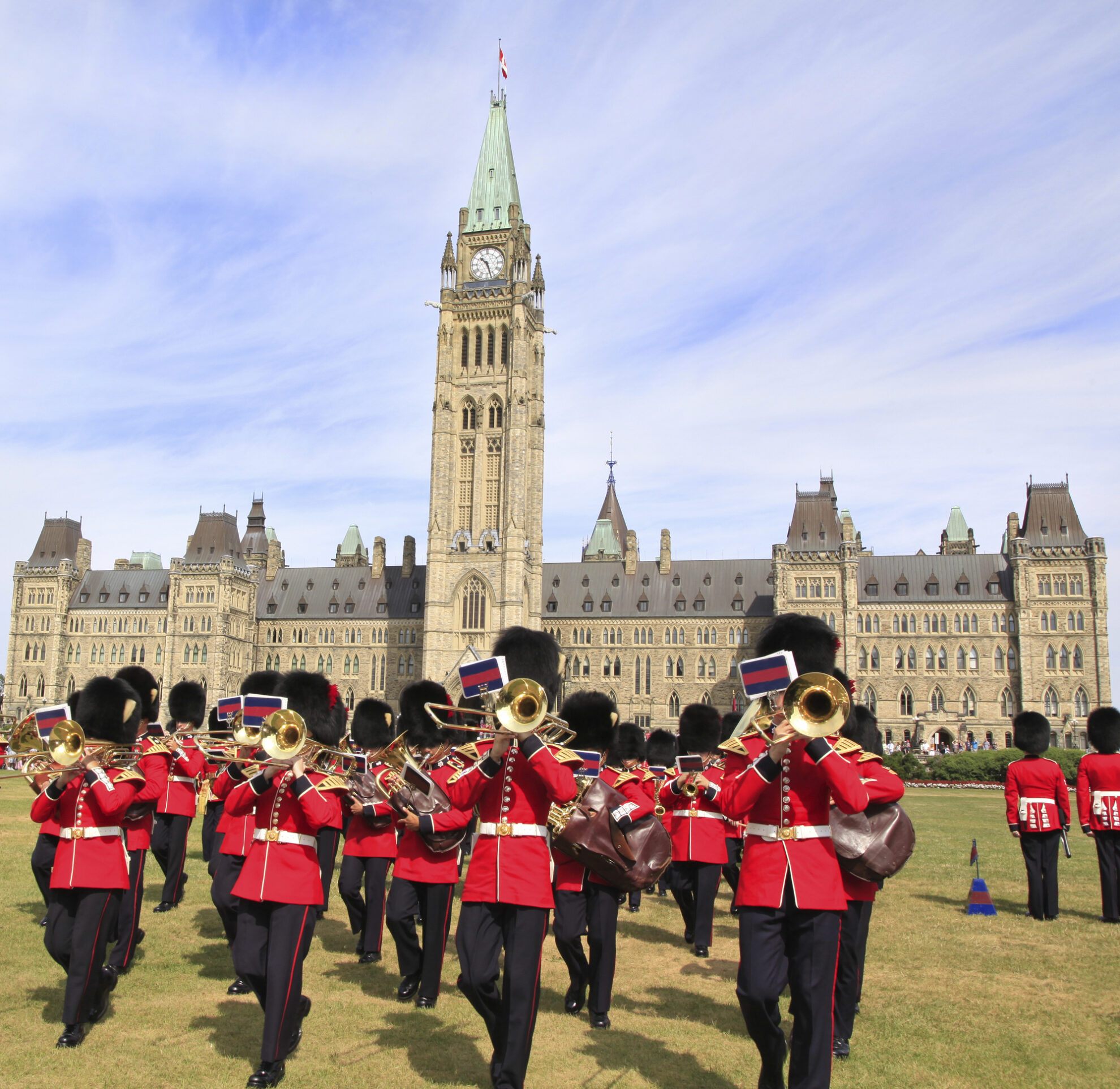 Wachwechsel am Parlament Ottawas, Montreal