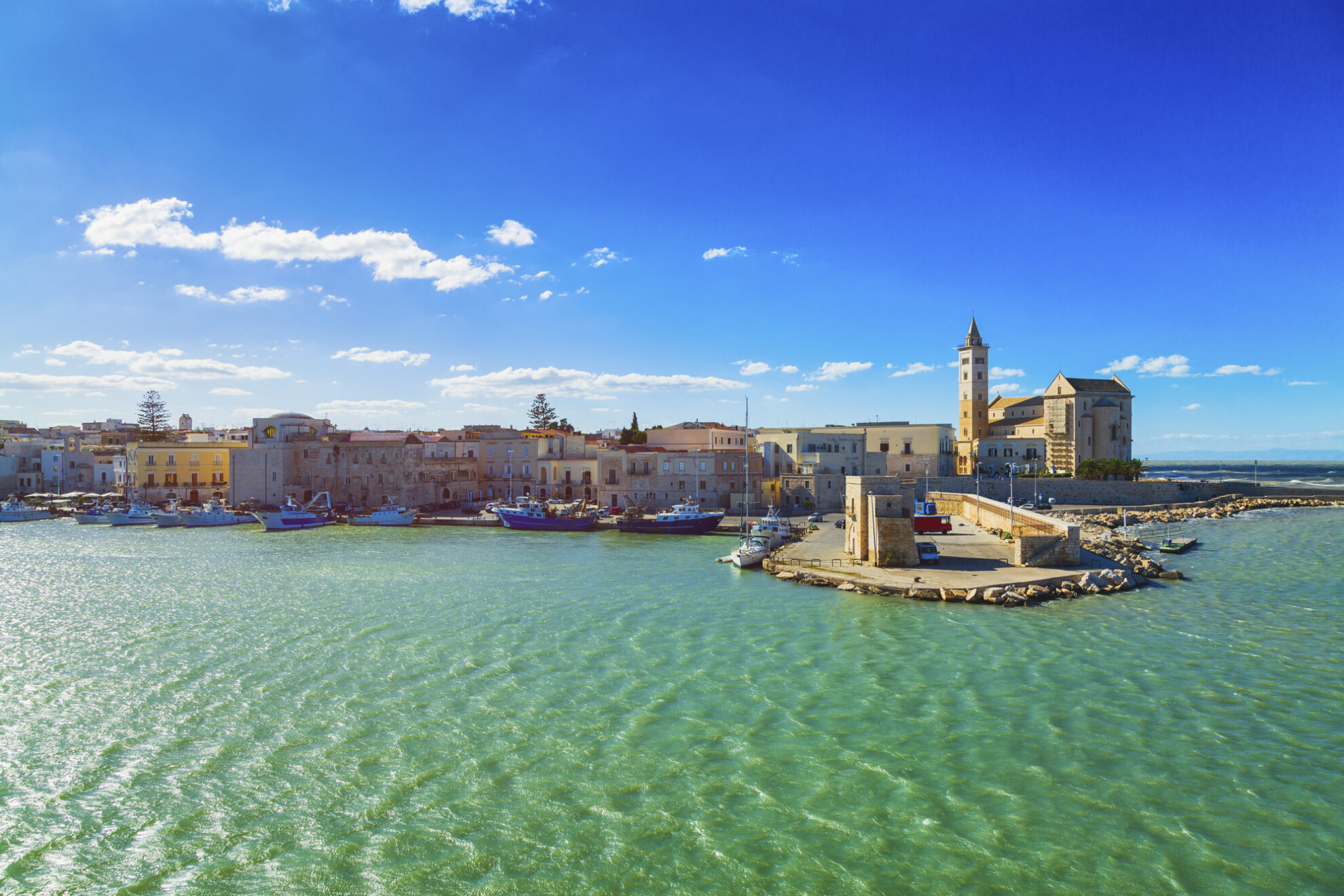Hafen von Trani, Italien