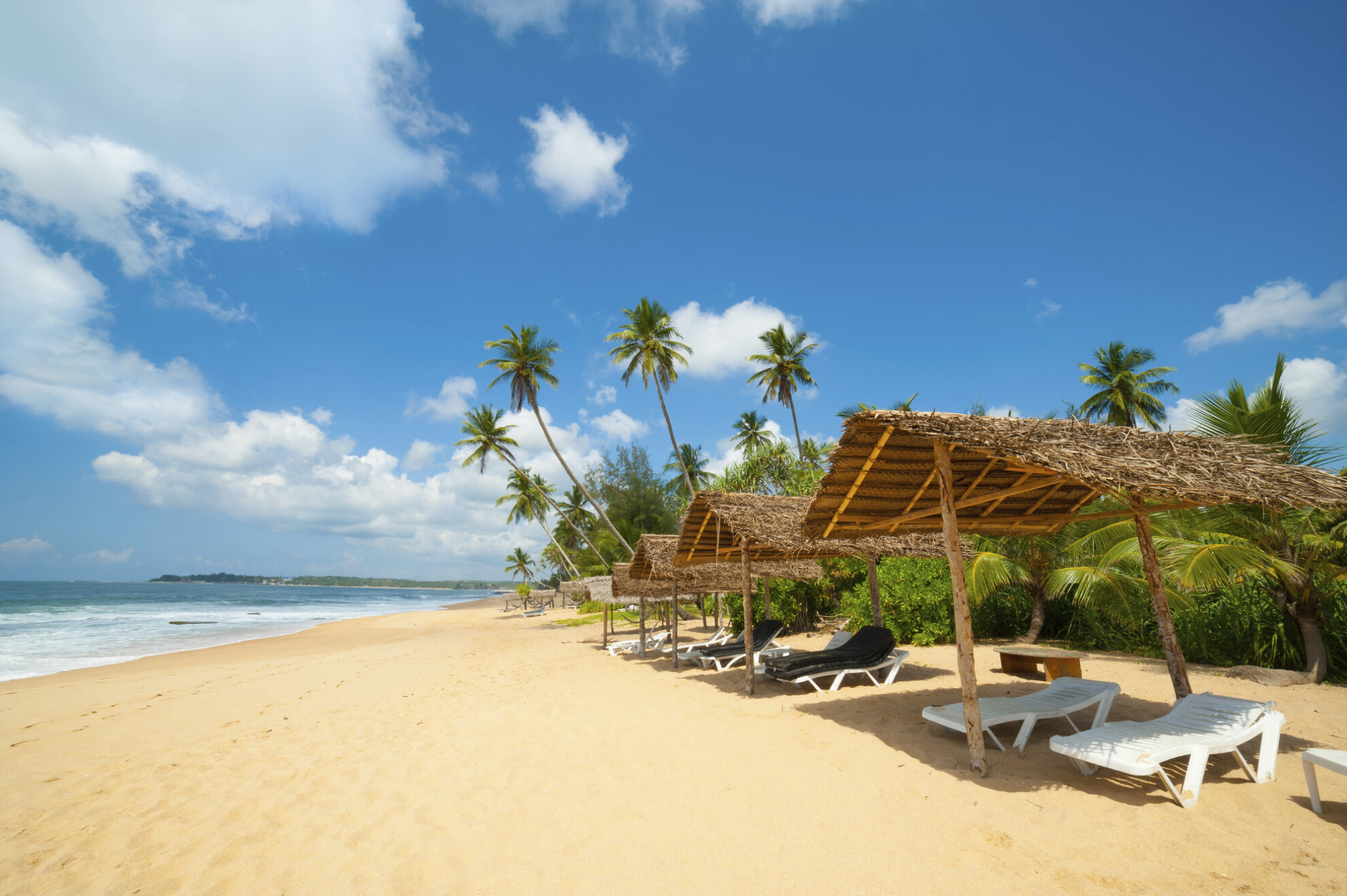 Liegen am Strand, Sri Lanka
