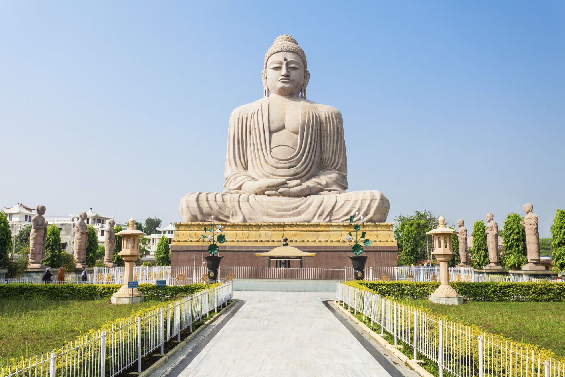 Große Buddah Statue in Bodhgaya, Indien