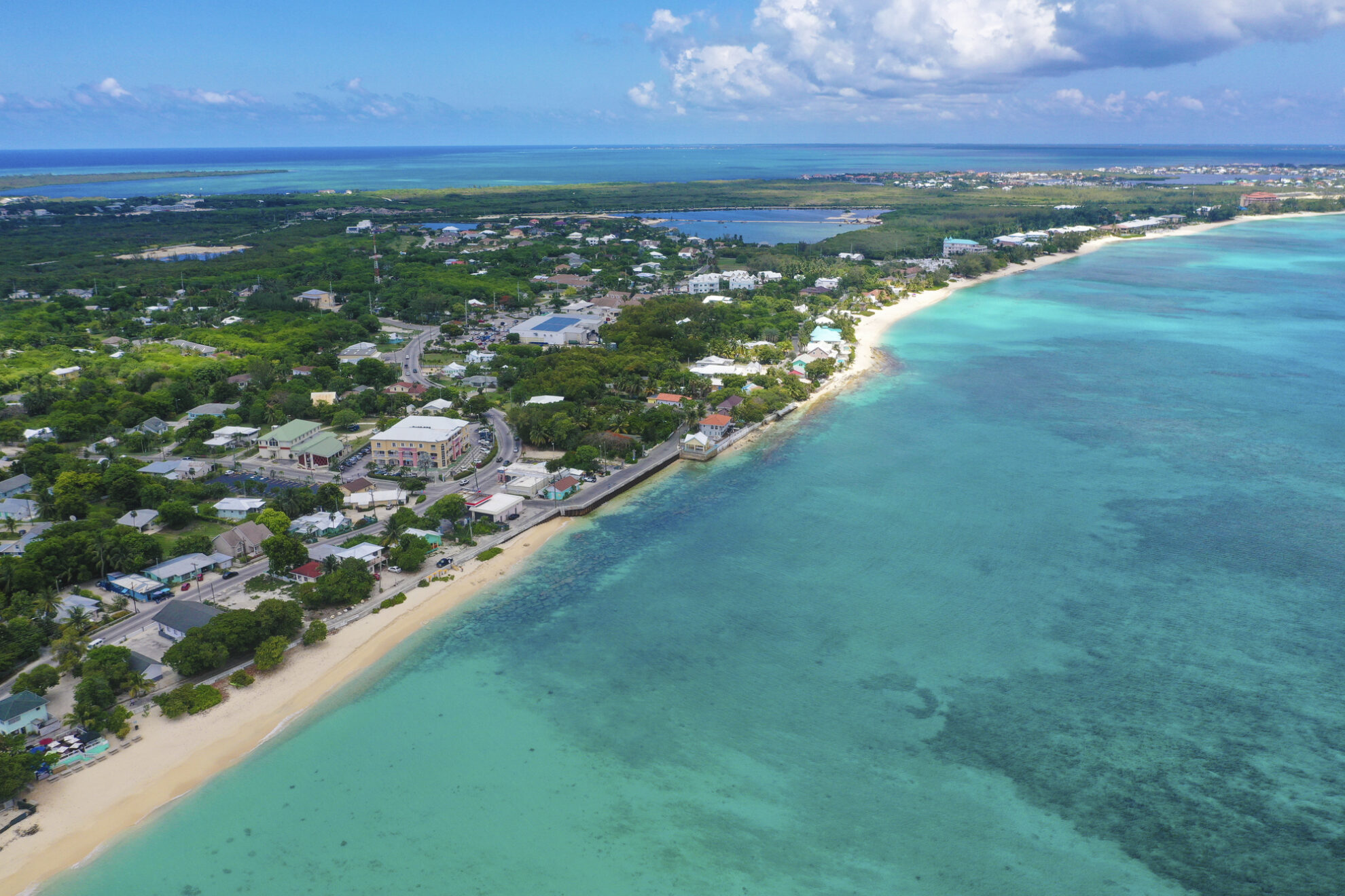 Luftbild GeorgeTown, Cayman
