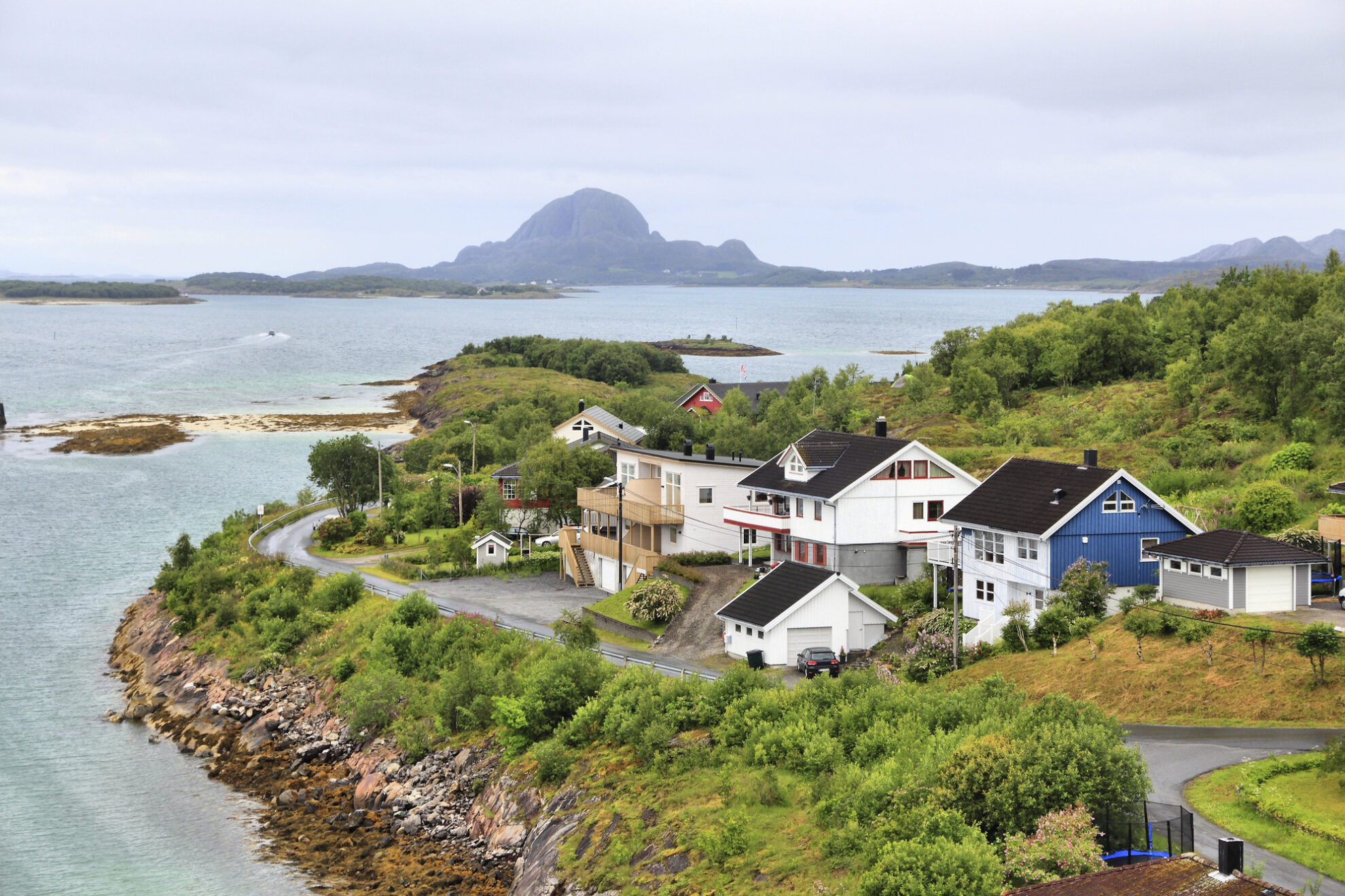 Landschaft von Bronnoysund, Norwegen