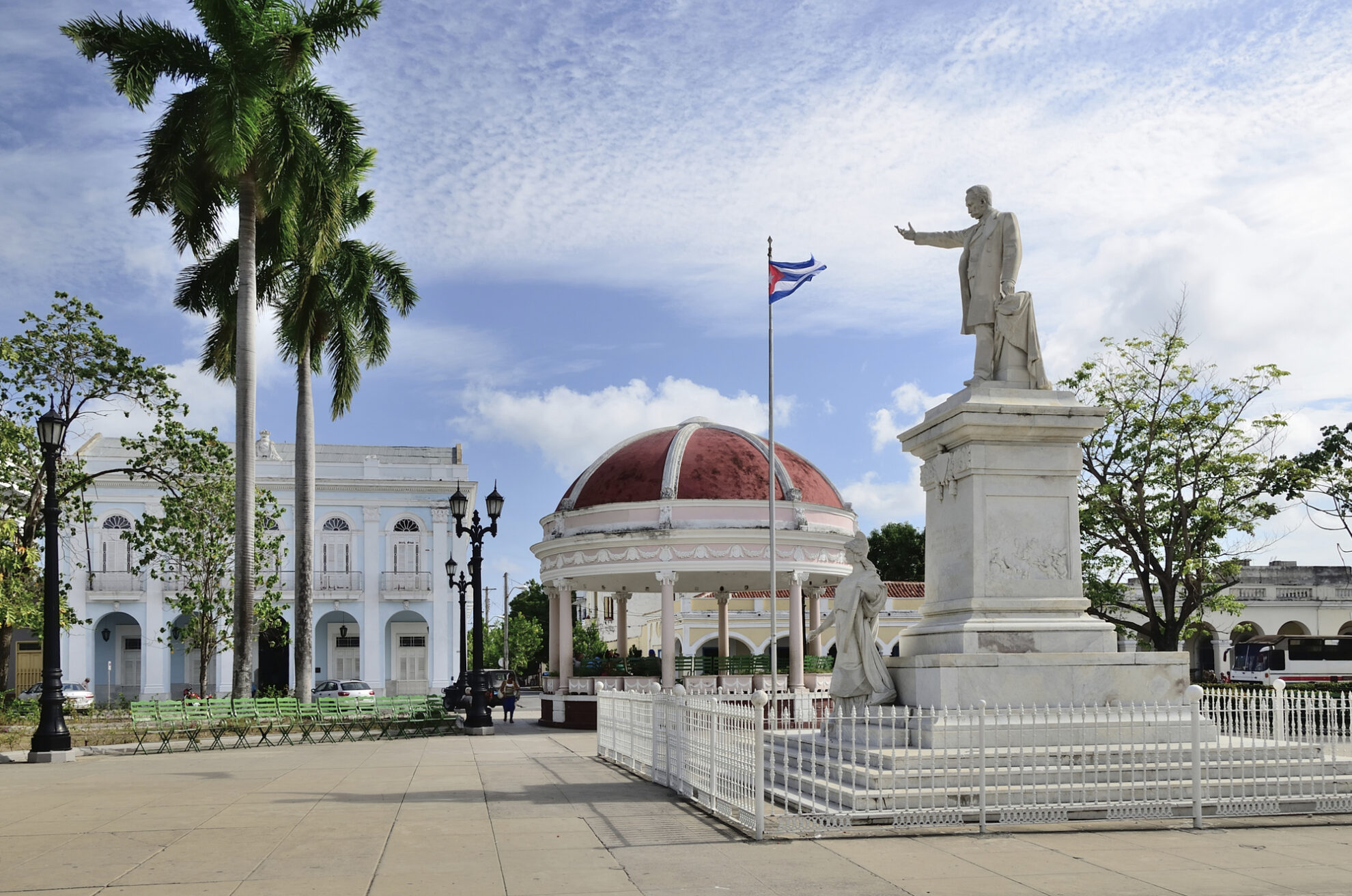 Jose Marti Statue in Cienfuegos, Kuba