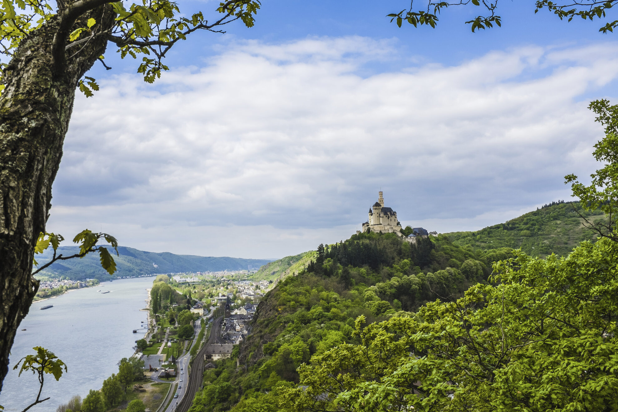 Marksburg in Braubach, Deutschland