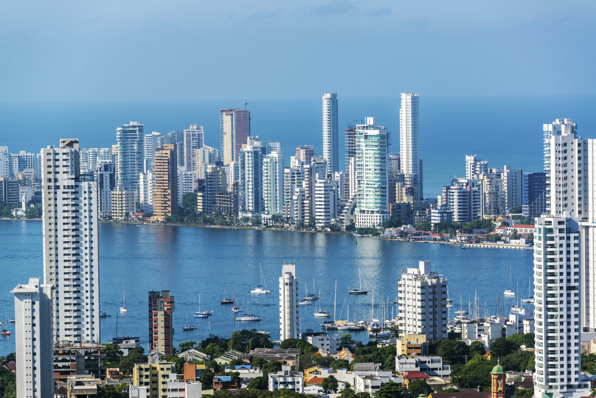 Skyline Cartagena, Kolumbien