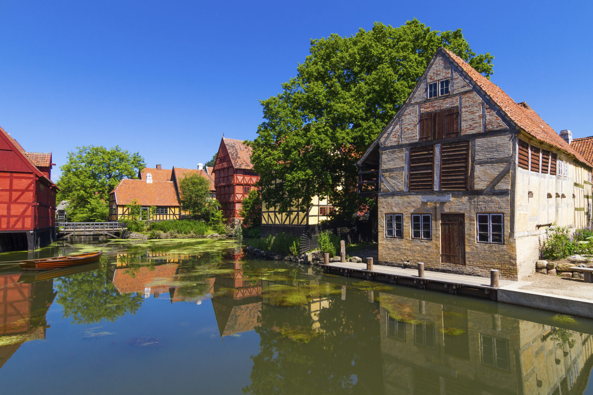 Freilichtmuseum in Aarhus, Dänemark