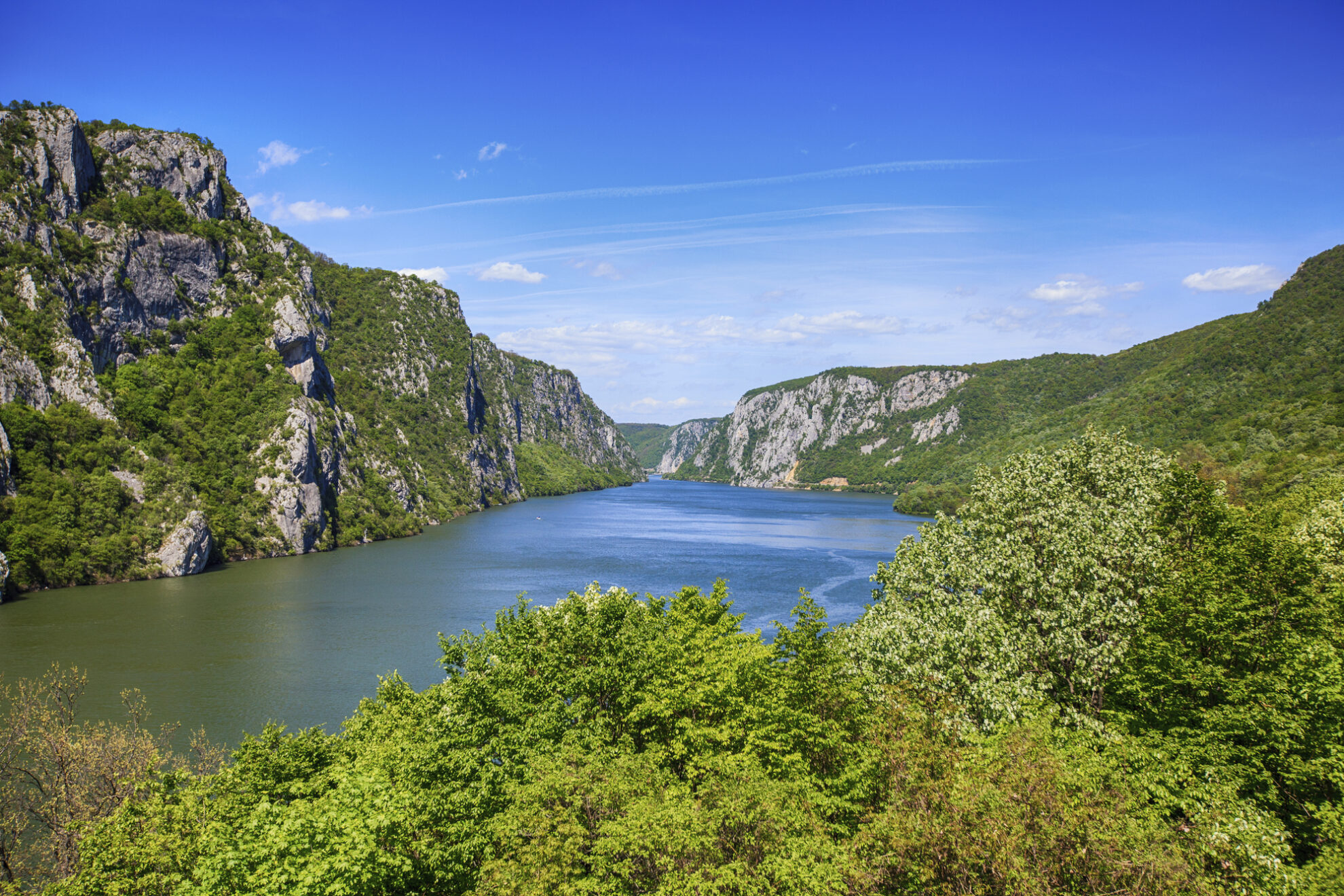 Das eiserne Tor an der Donau, Rumänien
