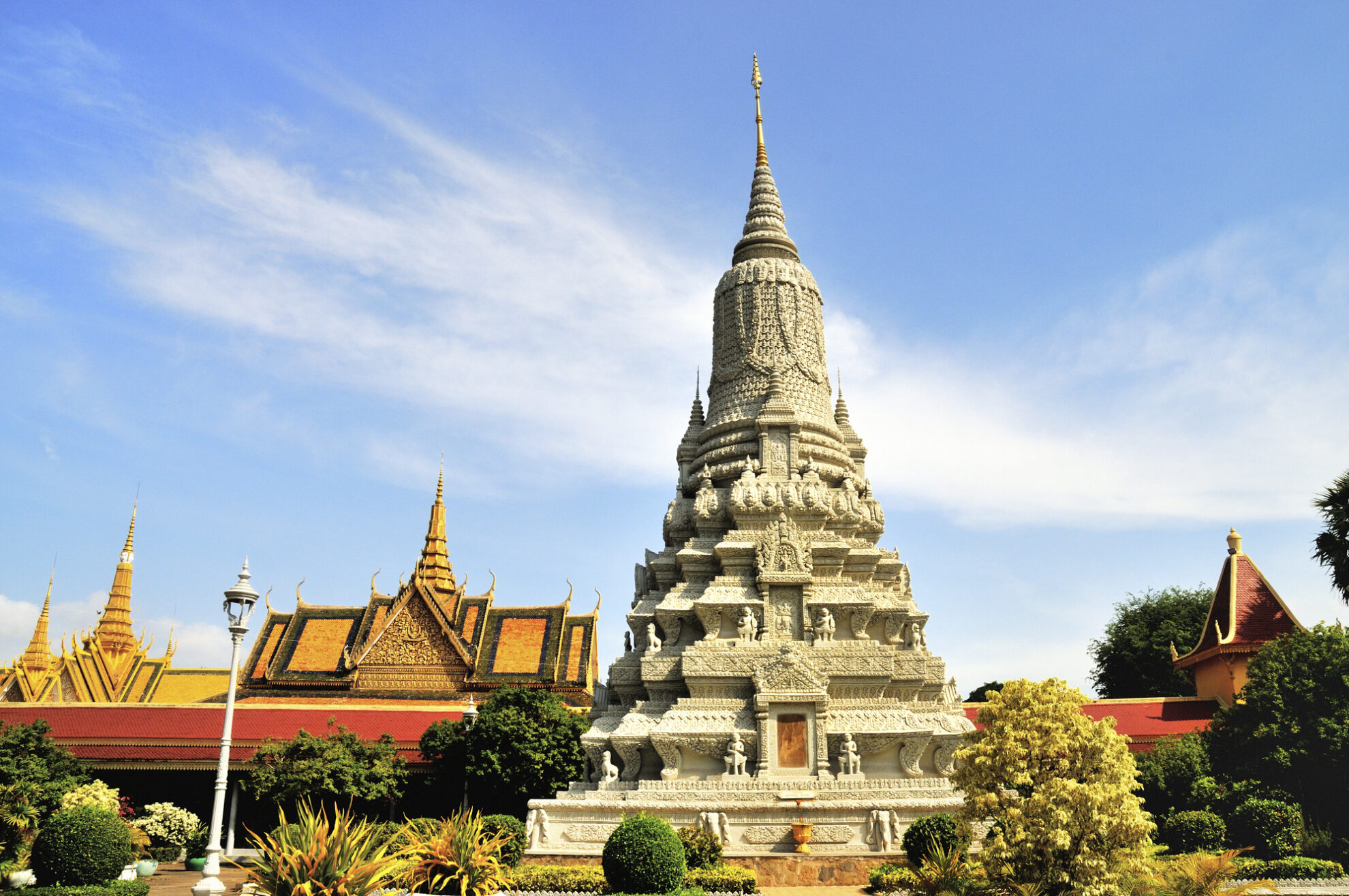 Silberpagode in Phnom Penh, Kambodscha