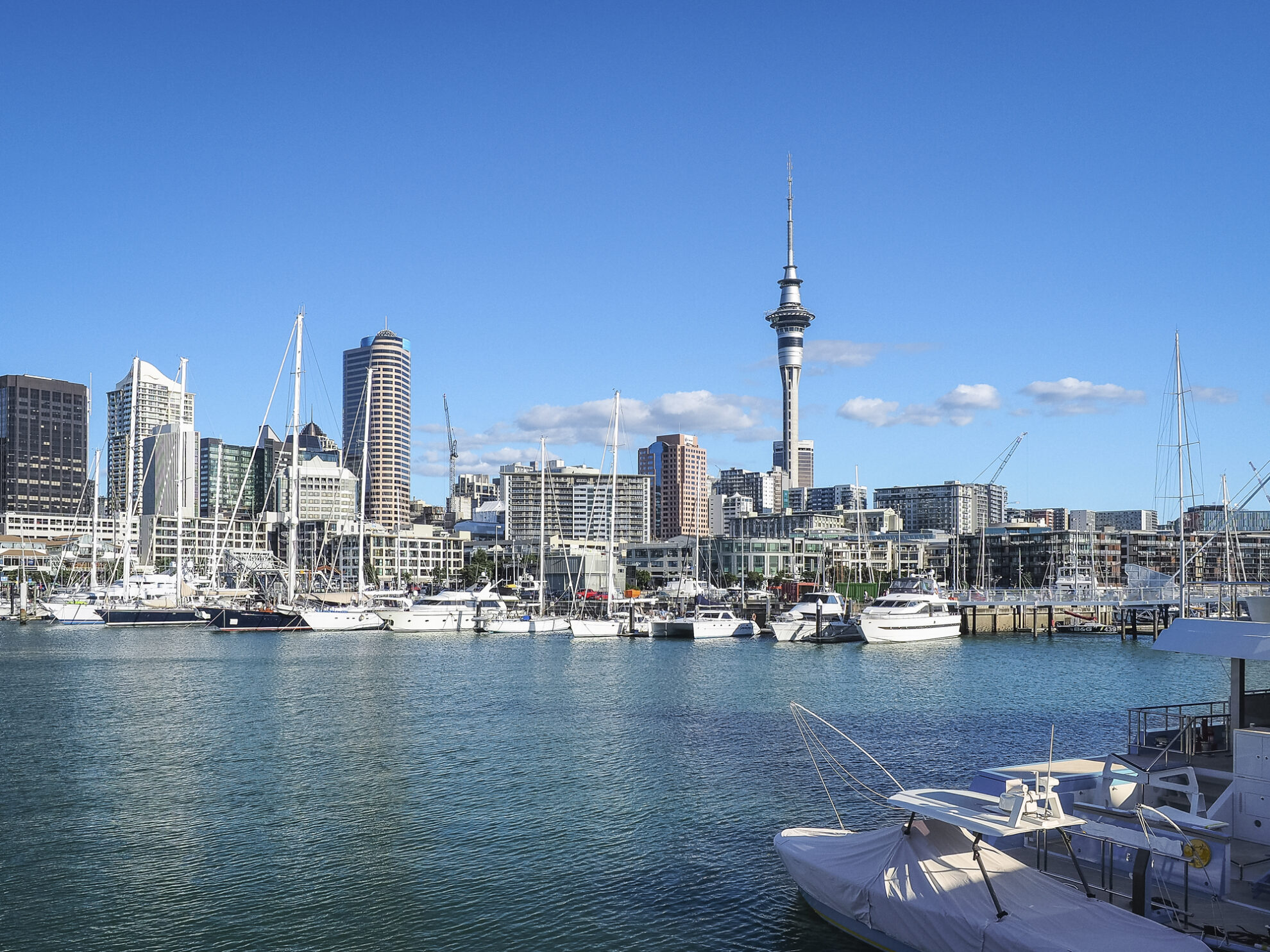 Skyline von Auckland, Neuseeland