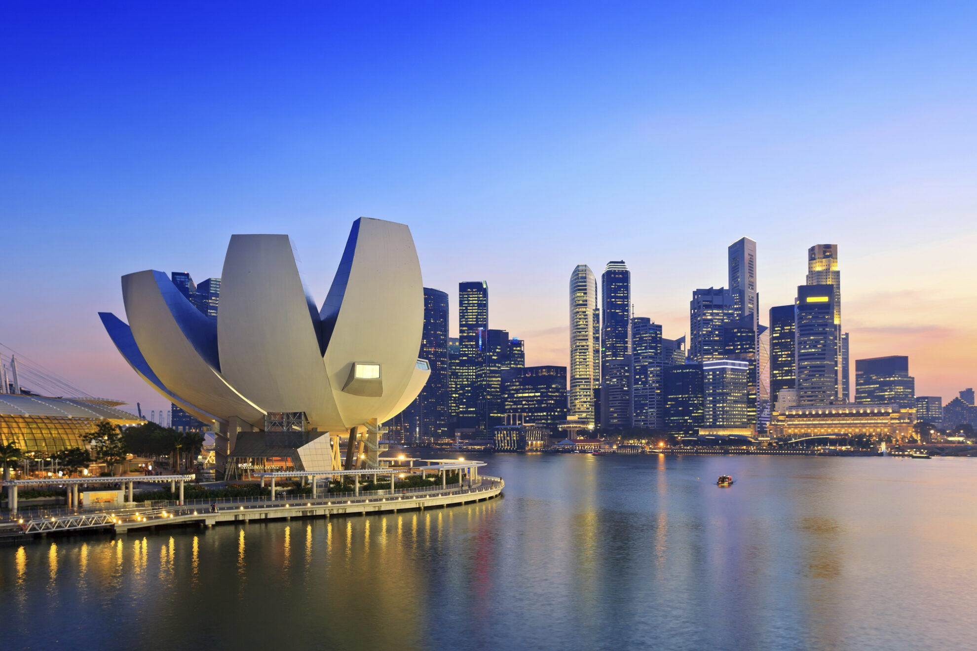 Skyline von Singapur